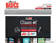 Tablet Screenshot of monarchbasics.com